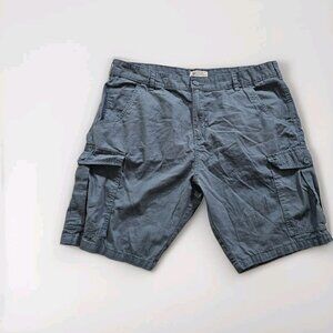 Mountain Warehouse Shorts Mens 36 Gray Cargo Utility Pockets Outdoor Gorpcore